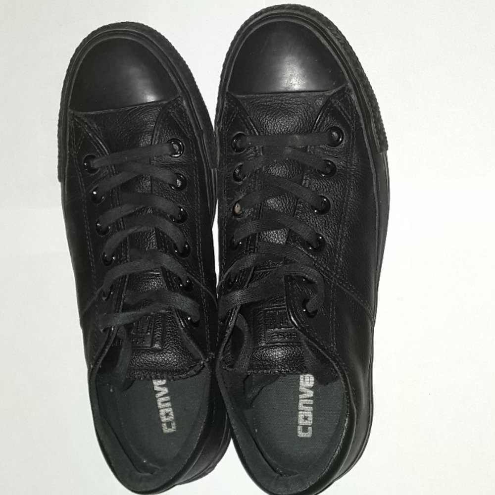 Black Leather Converse